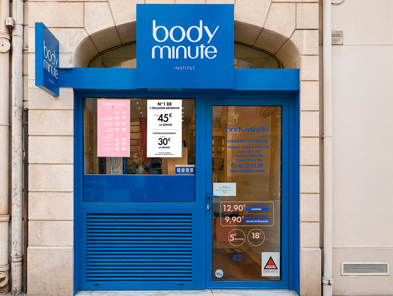 Institut beauté et épilation sans RDV à NANTES – 44000