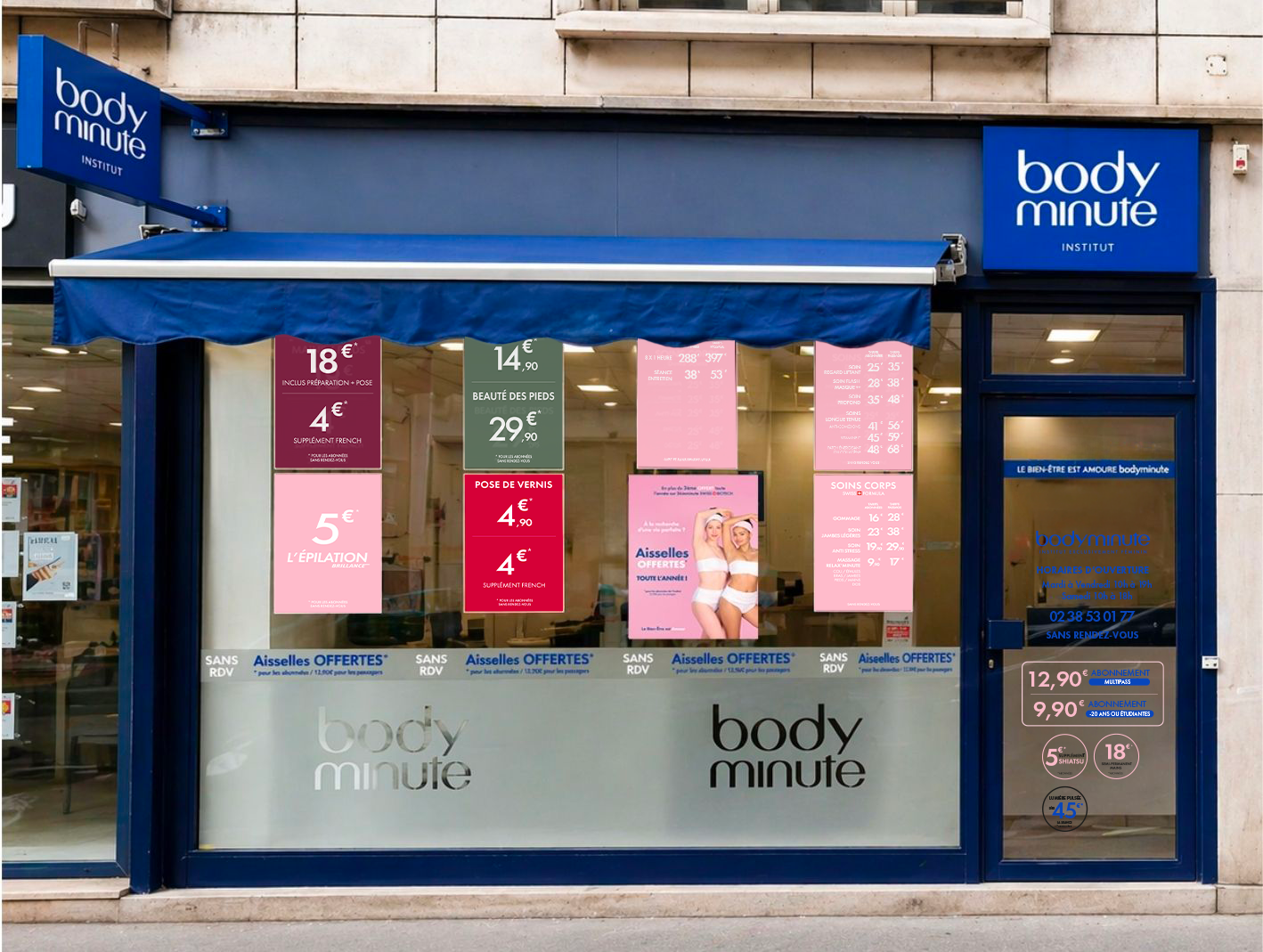 Institut beauté et épilation sans RDV à ORLEANS – 45000