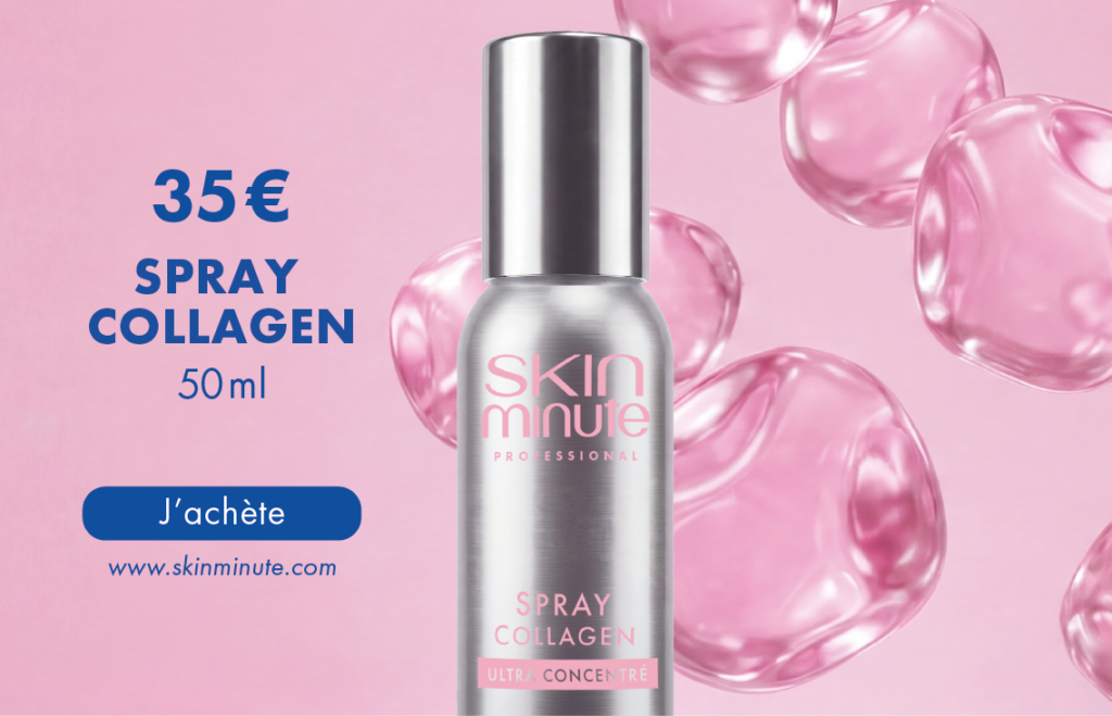 Spray collagène pour le visage, anti-âge, 35€, 50ml.